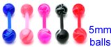 Acrylic Flex Barbells - all styles - SKU 12960