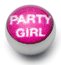 Steel Logo Balls - Words Party Girl