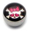 Steel Logo Balls - Pictures 1.6mm, 6mm, Moggy (Black)