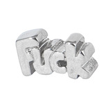 Steel Threaded Attachment - 1.6mm Cast Steel FUCK, 1.6mm (attachment only)