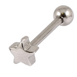 Steel Barbell with Cast Steel Attachment 1.2mm 1.2mm, 8mm, Star
