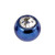 Titanium Threaded Jewelled Balls 1.6x5mm - SKU 1326