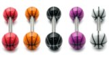Acrylic Basketball Barbell 16 / 6