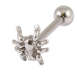 Steel Barbell with Cast Steel Attachment 1.2mm 1.2mm, 10mm, Spider