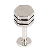 Steel Labrets with Steel Attachments 1.6mm 1.6 / 6 / Steel Labret with Steel Bolt
