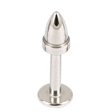 Steel Labrets with Steel Attachments 1.6mm 1.6 / 6 / Steel Labret with Steel Bullet