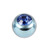 Titanium Threaded Jewelled Balls 1.6x5mm - SKU 1348