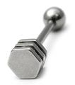 Steel Barbell with Steel Attachments 1.6mm - SKU 13491