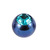 Titanium Threaded Jewelled Balls 1.6x5mm - SKU 1354