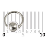 Sterling Silver Hoops - Earrings H21-H24A H24a:- Gauge 0.7mm. Internal Diameter 4mm. (1 PAIR)