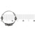 Sterling Silver Hoops - Earrings  H44-H54A - SKU 13718