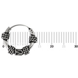Sterling Silver Hoops - Earrings H44-H54A H54a:- Piercing Gauge 0.7mm. Perceived Gauge 2.0mm. Internal Diameter 8.5mm. (1 PAIR)