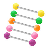 Acrylic Neon Barbell 1.6mm - SKU 13756