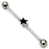 Steel Industrial Scaffold Barbell with Star IND9 - SKU 13778