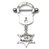 Deputy US Marshal Nipple Shield with Bar - SKU 13832
