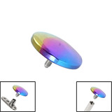 Titanium Disk for Internal Thread shafts in 1.6mm. Also fits Dermal Anchor 4mm, Rainbow