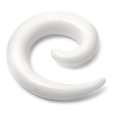 Acrylic Neon Spiral Stretchers 5mm, White