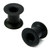 Silicone Tunnels (Pairs) 4mm, Black - alternative image
