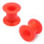 Silicone Tunnels (Pairs) 4mm, Red - alternative image