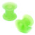 Silicone Tunnels (Pairs) 4mm, Green - alternative image