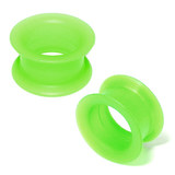 Silicone Tunnels (Pairs) 12mm, Green