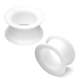 Silicone Tunnels (Pairs) 20mm, White