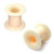 Silicone Tunnels (Pairs) 5mm, Beige - alternative image