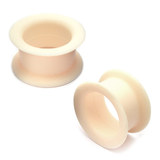Silicone Tunnels (Pairs) 20mm, Beige