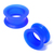 Silicone Tunnels (Pairs) 28mm, Blue - alternative image