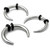 Ear Stretching Kit - Steel Claws Stretching Kit 1.  2mm - 2.4mm - 3mm - alternative image