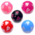 Acrylic Multi-Heart ball - SKU 14374