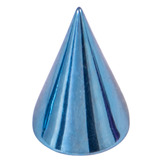 Titanium Cones 1.6mm, 6mm, Ice Blue