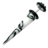 Acrylic Marble Fake Stretcher 1.2mm, 5mm, 8mm, White