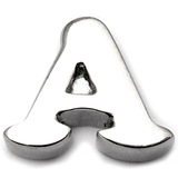Steel Threaded Attachment - 1.6mm Cast Steel Alphabet 1.6 / Letter A (1.6mm) (casting only)