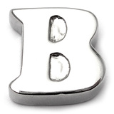 Steel Threaded Attachment - 1.6mm Cast Steel Alphabet 1.6 / Letter B (1.6mm) (casting only)