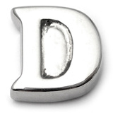 Steel Threaded Attachment - 1.6mm Cast Steel Alphabet 1.6 / Letter D (1.6mm) (casting only)