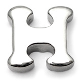 Steel Threaded Attachment - 1.6mm Cast Steel Alphabet 1.6 / Letter H (1.6mm) (casting only)