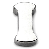 Steel Threaded Attachment - 1.6mm Cast Steel Alphabet 1.6 / Letter I (1.6mm) (casting only)