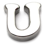 Steel Threaded Attachment - 1.6mm Cast Steel Alphabet 1.6 / Letter U (1.6mm) (casting only)