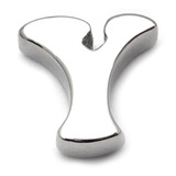 Steel Threaded Attachment - 1.6mm Cast Steel Alphabet 1.6 / Letter Y (1.6mm) (casting only)
