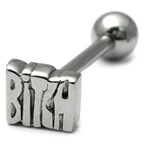 Steel Barbell with Cast Steel Attachment 1.6mm 1.6mm, 14mm, BITCH