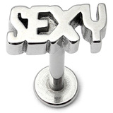 Steel Labret with Cast Steel Attachment 1.6mm 9 / Sexy
