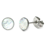 Steel Sparkle Earrings - SKU 14733