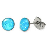 Steel Sparkle Earrings - SKU 14734