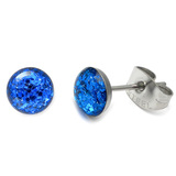 Steel Sparkle Earrings - SKU 14735