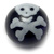 Acrylic Skull n Crossbones Jolly Roger Ball - SKU 14828