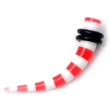 Acrylic Candy Claw Stretchers 5mm, Red / red
