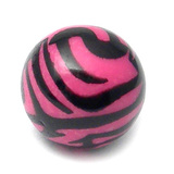 Acrylic Zebra Ball - SKU 14998