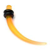 Acrylic Plain Claw Stretchers 2-8mm 2mm, Orange