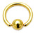 22ct Gold Plated Steel (PVD) Steel BCRs - SKU 1511